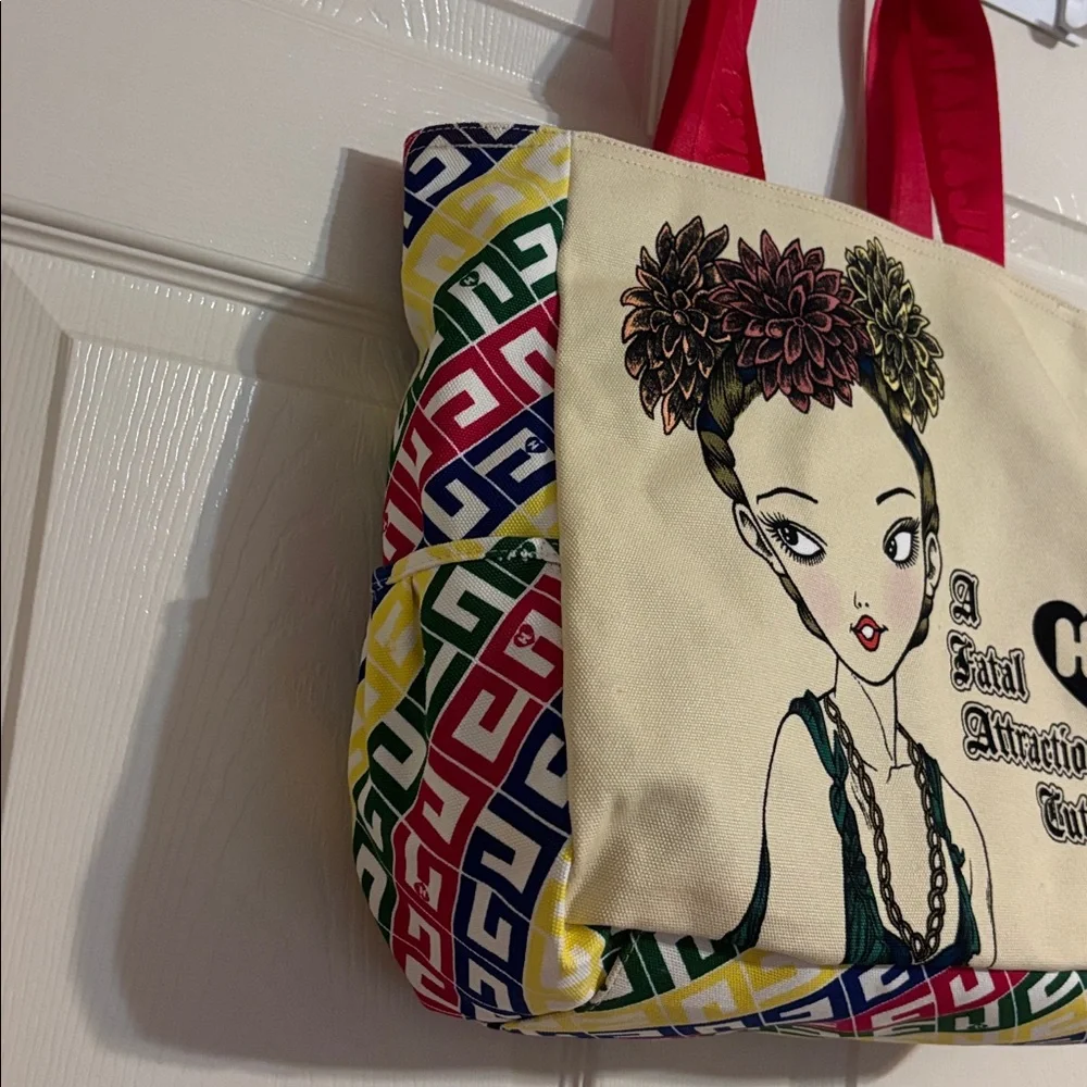 Gwen Stefani HARAJUKU LOVERS canvas lightweight Bag Purse MUSIC girl design